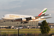 Emirates Airbus A380-842 (A6-EVG) at  London - Heathrow, United Kingdom