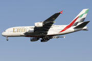 Emirates Airbus A380-842 (A6-EVG) at  Singapore - Changi, Singapore