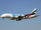 Emirates Airbus A380-842 (A6-EVH) at  Amsterdam - Schiphol, Netherlands