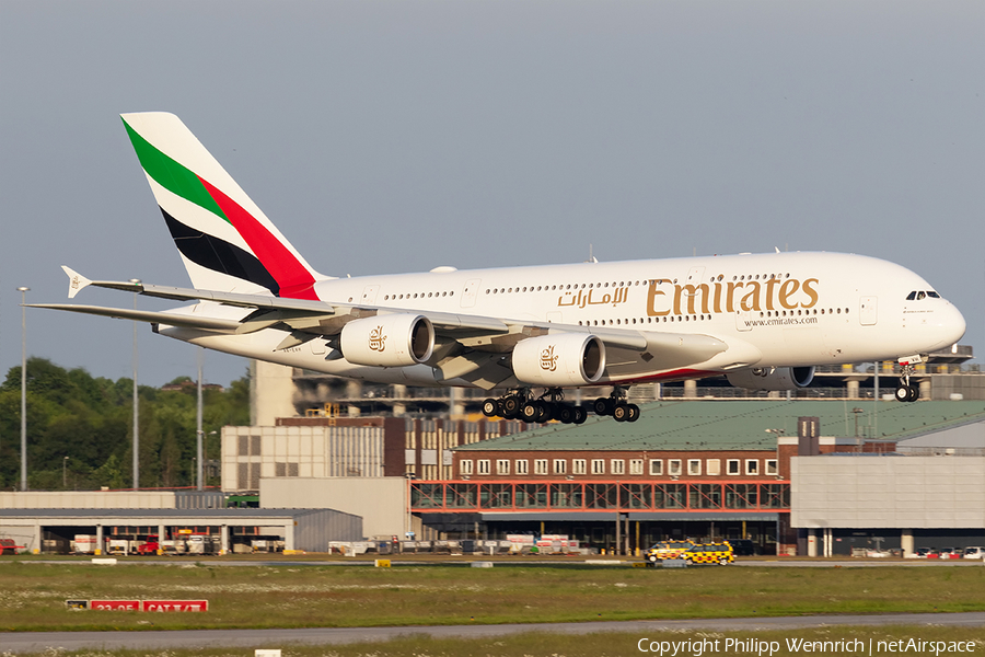 Emirates Airbus A380-842 (A6-EVH) | Photo 333171