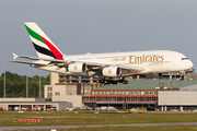 Emirates Airbus A380-842 (A6-EVH) at  Hamburg - Fuhlsbuettel (Helmut Schmidt), Germany