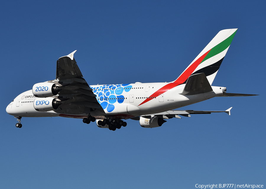 Emirates Airbus A380-842 (A6-EVH) | Photo 491486