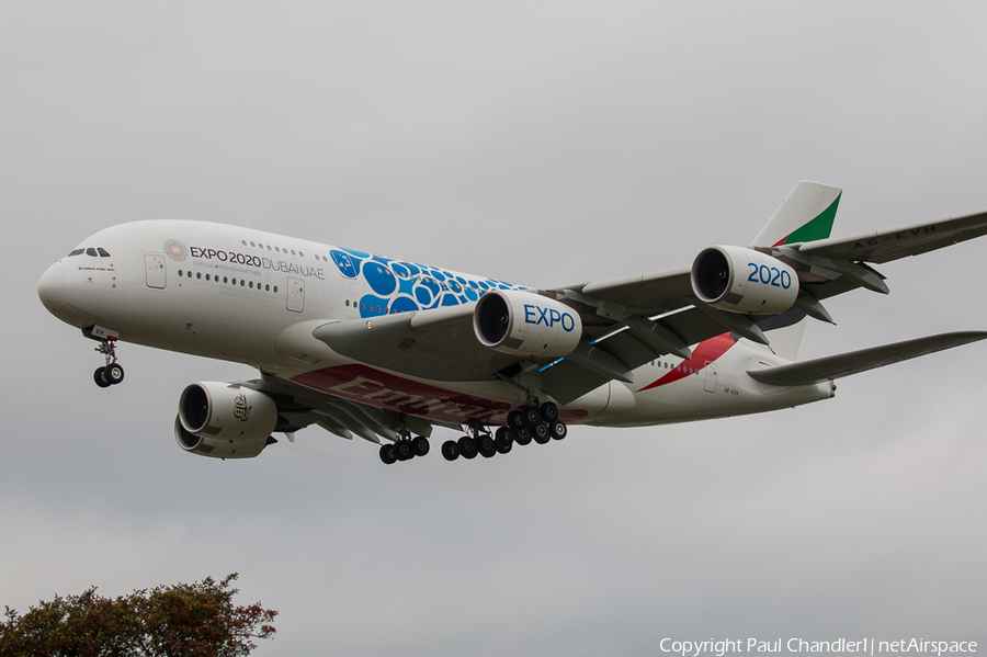 Emirates Airbus A380-842 (A6-EVH) | Photo 402811