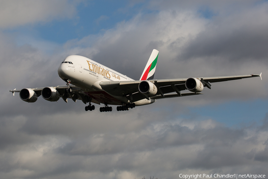 Emirates Airbus A380-842 (A6-EVK) | Photo 407239