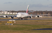 Emirates Airbus A380-842 (A6-EVK) at  Hamburg - Finkenwerder, Germany
