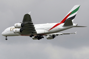 Emirates Airbus A380-842 (A6-EVL) at  Singapore - Changi, Singapore