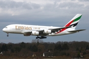 Emirates Airbus A380-842 (A6-EVM) at  Hamburg - Fuhlsbuettel (Helmut Schmidt), Germany