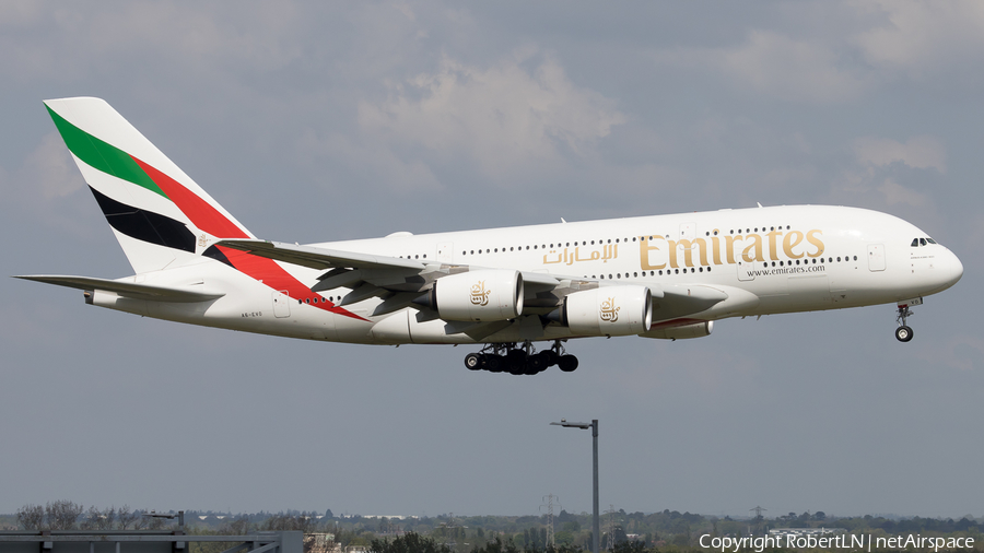Emirates Airbus A380-842 (A6-EVO) | Photo 593695