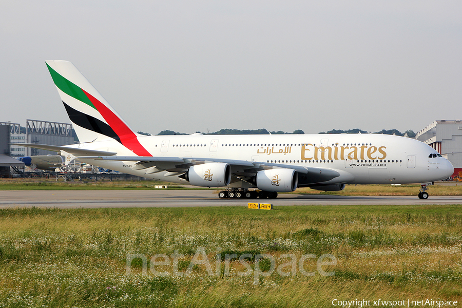 Emirates Airbus A380-842 (A6-EVO) | Photo 453734