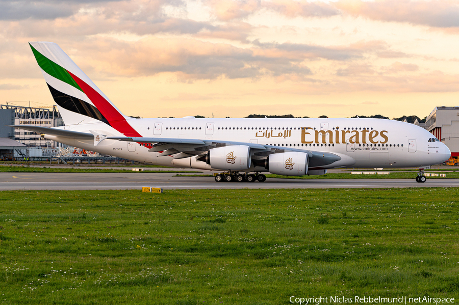 Emirates Airbus A380-842 (A6-EVQ) | Photo 474787