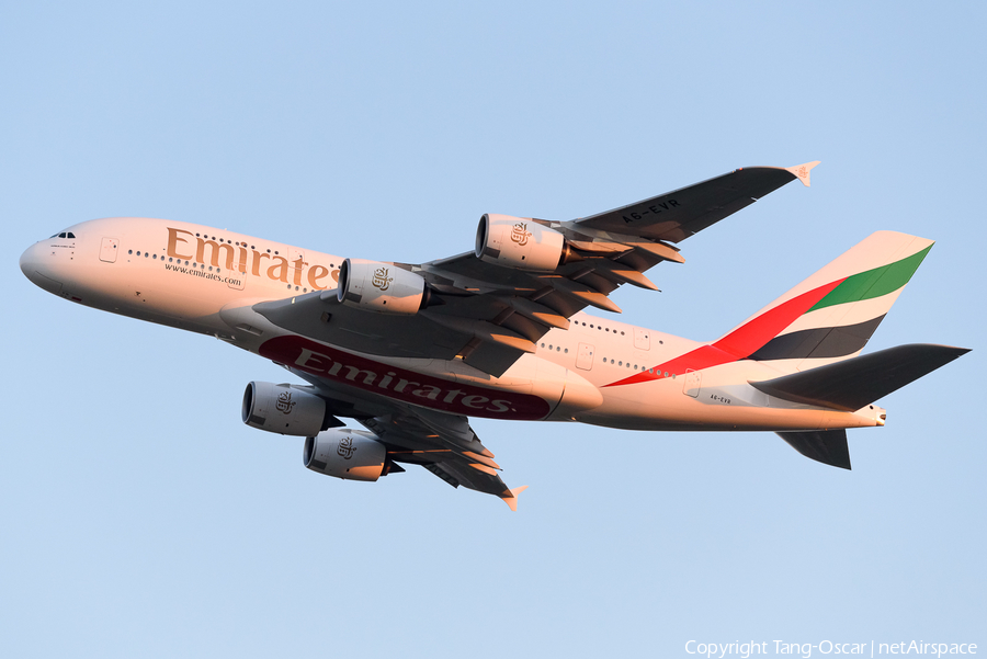 Emirates Airbus A380-842 (A6-EVR) | Photo 517888