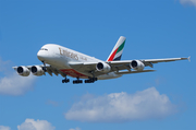 Emirates Airbus A380-842 (A6-EVS) at  Berlin Brandenburg, Germany