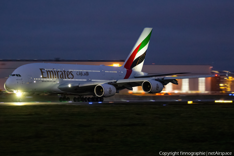 Emirates Airbus A380-842 (A6-EVS) | Photo 484271