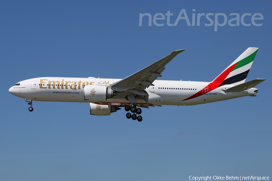 Emirates Boeing 777-21H(LR) (A6-EWA) | Photo 77943