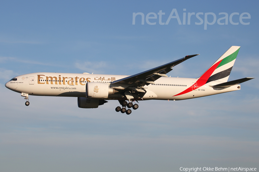 Emirates Boeing 777-21H(LR) (A6-EWA) | Photo 241938