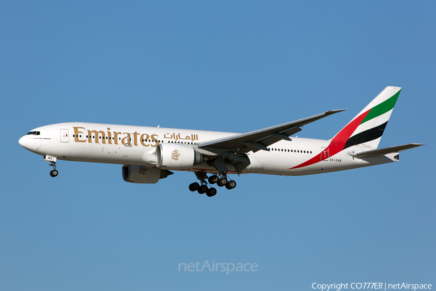Emirates Boeing 777-21H(LR) (A6-EWB) | Photo 34275