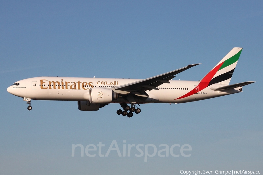 Emirates Boeing 777-21H(LR) (A6-EWB) | Photo 26998