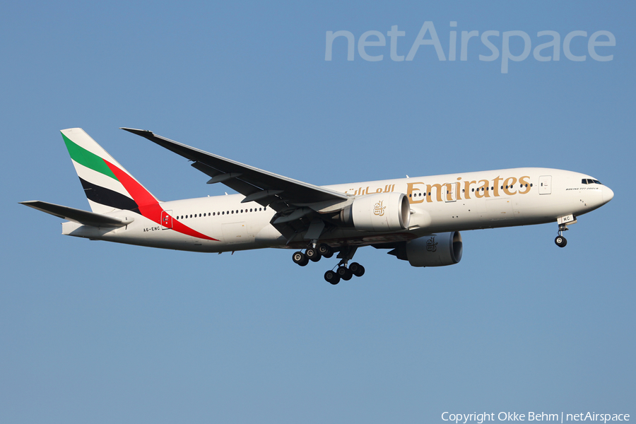 Emirates Boeing 777-21H(LR) (A6-EWC) | Photo 72229