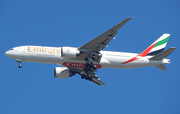 Emirates Boeing 777-21H(LR) (A6-EWC) at  In Flight, Brazil