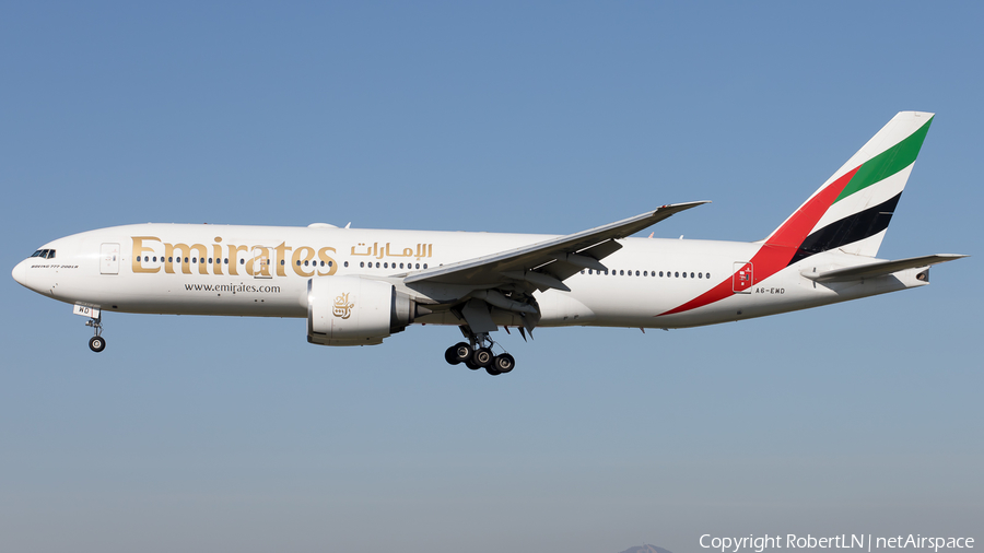 Emirates Boeing 777-21H(LR) (A6-EWD) | Photo 600228