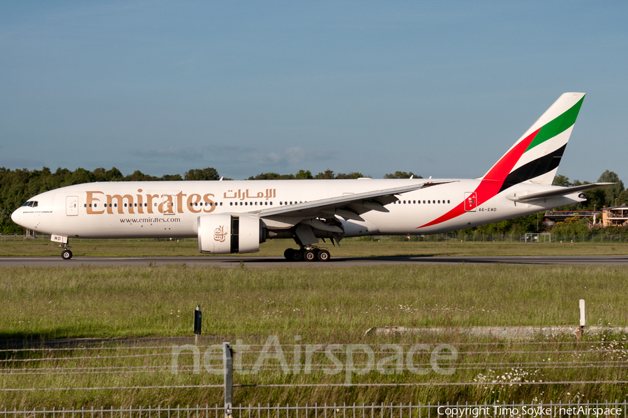 Emirates Boeing 777-21H(LR) (A6-EWD) | Photo 27169