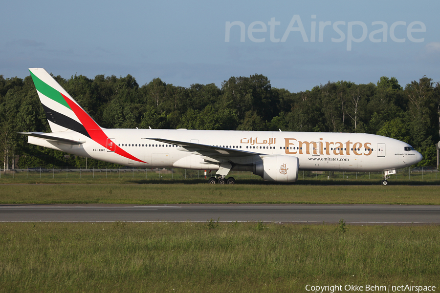 Emirates Boeing 777-21H(LR) (A6-EWD) | Photo 72230