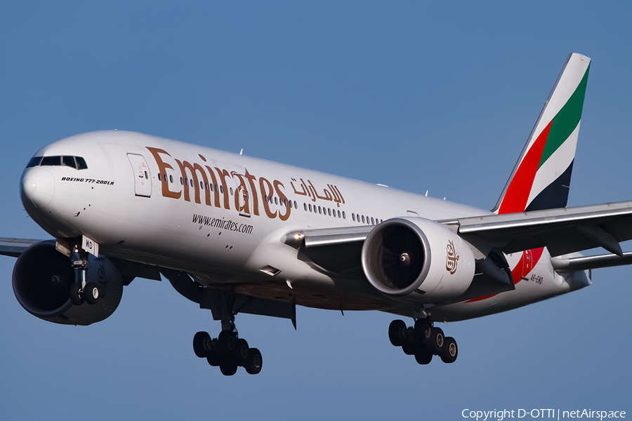 Emirates Boeing 777-21H(LR) (A6-EWD) | Photo 408709