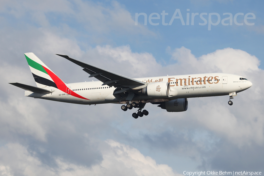 Emirates Boeing 777-21H(LR) (A6-EWE) | Photo 72231