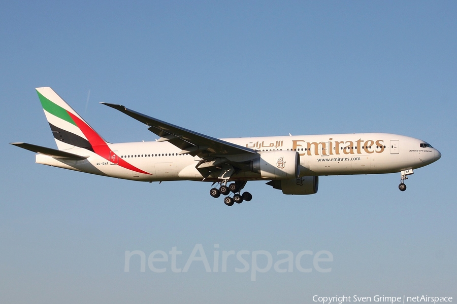 Emirates Boeing 777-21H(LR) (A6-EWF) | Photo 64640