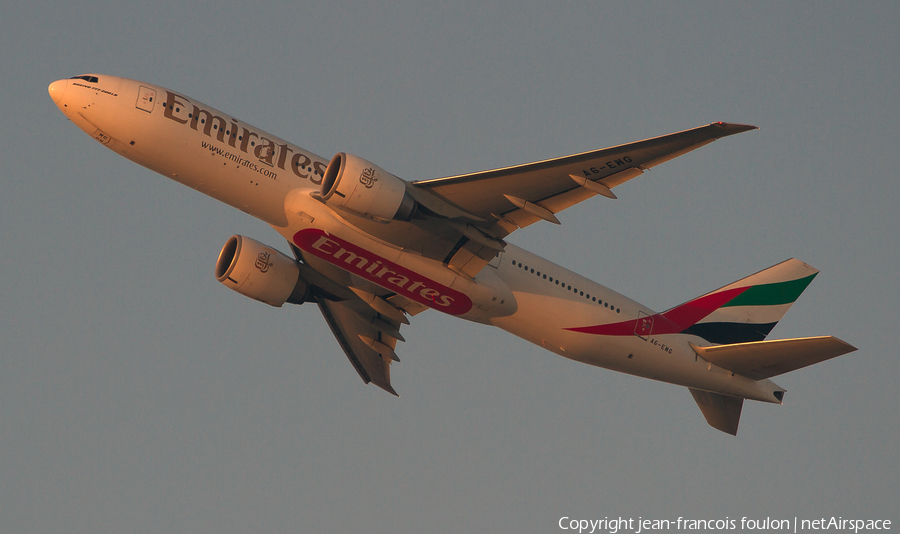 Emirates Boeing 777-21H(LR) (A6-EWG) | Photo 54580