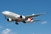 Emirates Boeing 777-21H(LR) (A6-EWH) at  Barcelona - El Prat, Spain