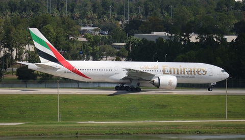 Emirates Boeing 777-21H(LR) (A6-EWH) at  Orlando - International (McCoy), United States