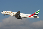 Emirates Boeing 777-21H(LR) (A6-EWI) at  Barcelona - El Prat, Spain