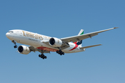 Emirates Boeing 777-21H(LR) (A6-EWI) at  Barcelona - El Prat, Spain