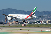 Emirates Boeing 777-21H(LR) (A6-EWJ) at  Barcelona - El Prat, Spain