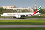 Emirates Boeing 777-21H(LR) (A6-EWJ) at  St. Petersburg - Pulkovo, Russia