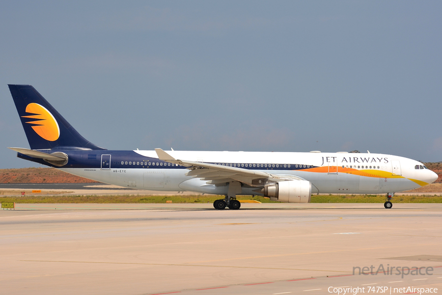 Jet Airways Airbus A330-202 (A6-EYC) | Photo 50720