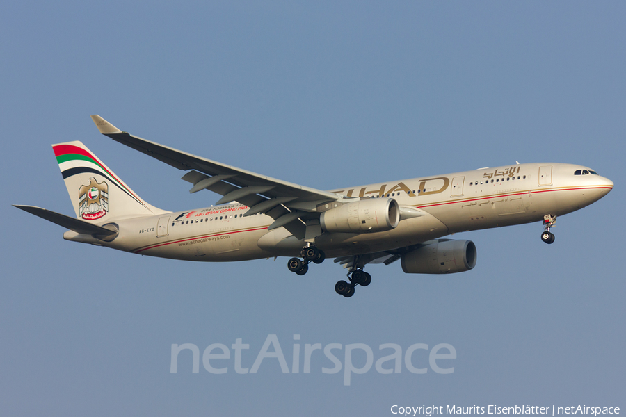 Etihad Airways Airbus A330-243 (A6-EYO) | Photo 45030