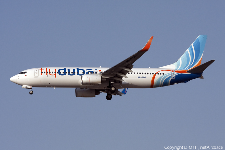 Flydubai Boeing 737-8KN (A6-FDF) | Photo 285792