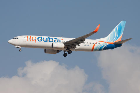 Flydubai Boeing 737-8KN (A6-FDF) at  Dubai - International, United Arab Emirates