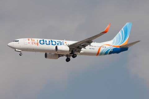 Flydubai Boeing 737-8KN (A6-FEC) at  Dubai - International, United Arab Emirates