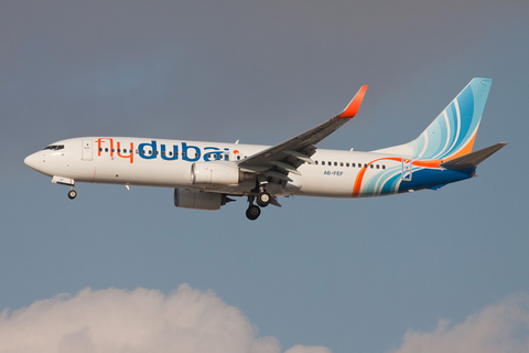 Flydubai Boeing 737-8KN (A6-FEF) at  Dubai - International, United Arab Emirates