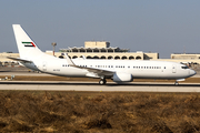 United Arab Emirates Government (Dubai) Boeing 737-8KN (A6-FZZ) at  Luqa - Malta International, Malta