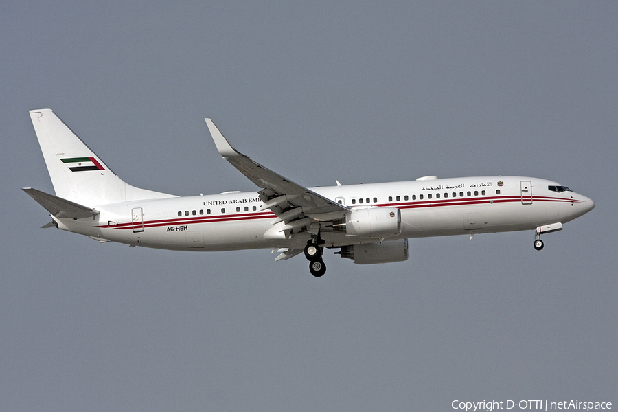 United Arab Emirates Government (Dubai) Boeing 737-8AJ(BBJ2) (A6-HEH) | Photo 286846