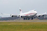 United Arab Emirates Government (Dubai) Boeing 747-48E (A6-HMM) at  Hamburg - Fuhlsbuettel (Helmut Schmidt), Germany