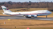 United Arab Emirates Government (Dubai) Boeing 747-48E (A6-HMM) at  Hamburg - Fuhlsbuettel (Helmut Schmidt), Germany