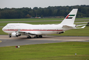 United Arab Emirates Government (Dubai) Boeing 747-48E (A6-HMM) at  Hamburg - Fuhlsbuettel (Helmut Schmidt), Germany