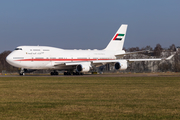 United Arab Emirates Government (Dubai) Boeing 747-48E (A6-HMM) at  Hamburg - Fuhlsbuettel (Helmut Schmidt), Germany