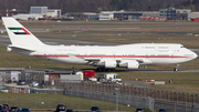 United Arab Emirates Government (Dubai) Boeing 747-48E (A6-HMM) at  Hamburg - Fuhlsbuettel (Helmut Schmidt), Germany