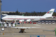 United Arab Emirates Government (Dubai) Boeing 747-48E (A6-HMM) at  Gran Canaria, Spain